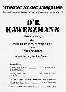 1988 D´r Kawentmann Plakat